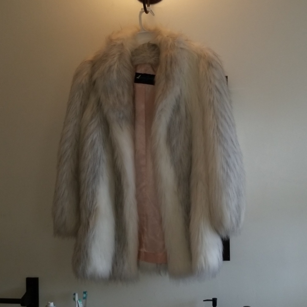 Faux fur coat by american signature
